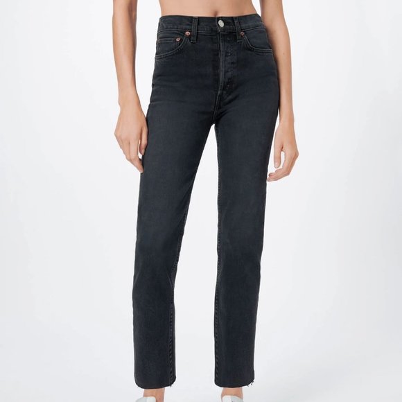 Jeans Straight By Lilla P In Black, Size: 4 main image 0